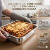 Asadera FACUSA Acero Inoxidable 39x29x6.50