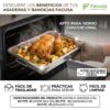 Asadera FACUSA Acero Inoxidable 39x29x6.50