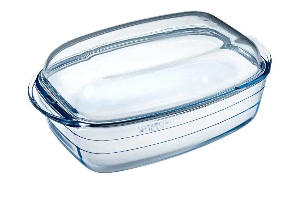 Cacerola Ocusine - Rectangular con Tapa 4.2 litros