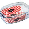 Cacerola Ocusine - Rectangular con Tapa 4.2 litros