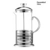 Cafetera francesa 1000 ml Inoxidable - Modelo aleatorio