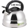 Combo Termo Sifón 1.90 lts y Tetera 4.6 lt Acero Inoxidable Facusa