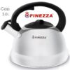 Combo Termo Sifón Facusa y Tetera Acero Inoxidable Finezza