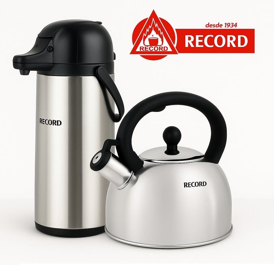 Combo Tetera 2.5 Lts. y Termo Sifón 1.9 Lts. RECORD