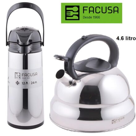Combo Tetera 4.60 litros + Termo sifon 1.9 litros IRROMPIBLE FACUSA - GARANTIA !