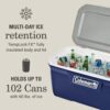 Cooler Coleman 120 QT AZUL/GRIS - Original
