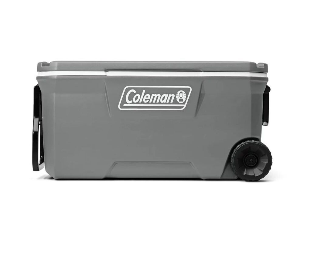 Cooler Coleman con ruedas Gris de 100QT