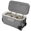 Cooler Coleman con ruedas Gris de 100QT