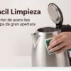 FACUSA Hervidor Eléctrico 1.8 Litros Acero Inoxidable - Garantia