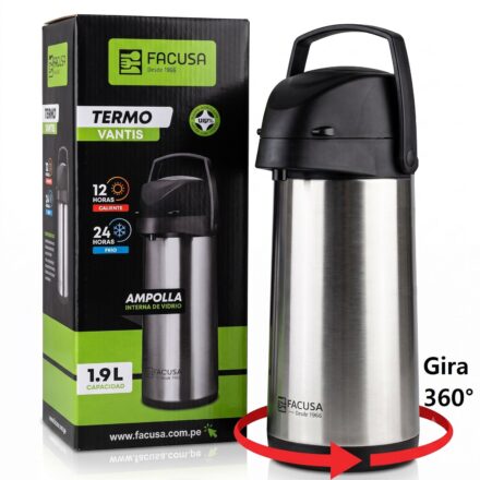 FACUSA Termo Sifon de Acero Inoxidable 1.90 LITROS - GARANTIA !!