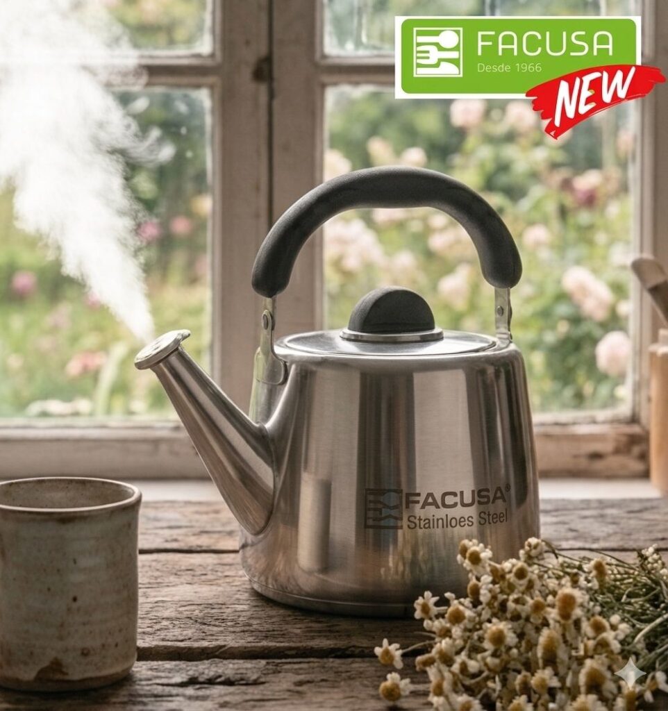 FACUSA TETERA ROMATIC ACERO INOXIDABLE 4 LITROS