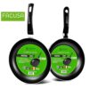 Juego de Ollas 6 piezas Acero Inoxidable Facusa con 2 sartenes
