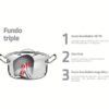 Juego de Ollas Professional 8 Piezas Acero Inoxidable Tramontina