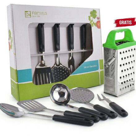 Juego de Utensilios Facusa Acero Inoxidable