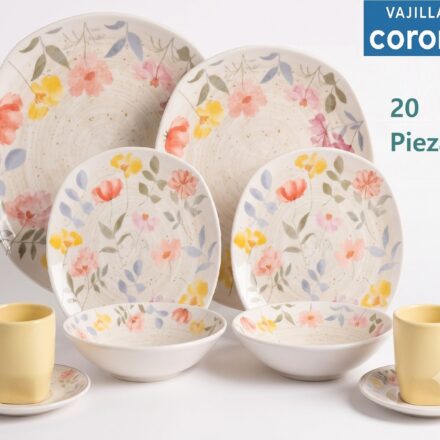 Juego de Vajilla ALISA 20 Piezas Corona