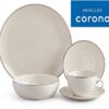 Juego de Vajilla Harmony plateado 16 piezas Corona
