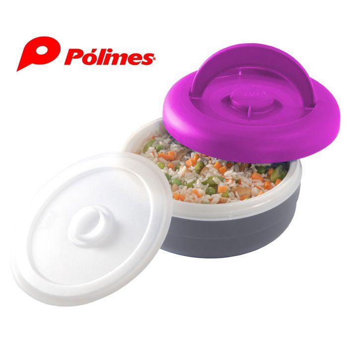 Lonchera Termica para Alimentos 1.25 LT. POLIMES Hecho en Colombia
