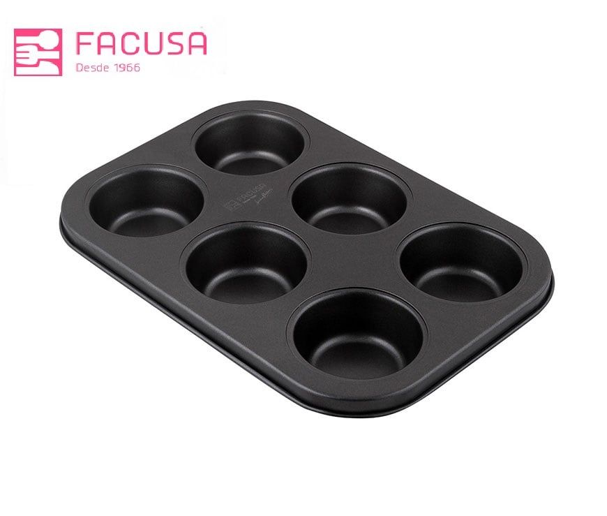 Molde x 06 quequitos Facusa 26.5x18x3cm