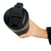 Mug de acero 360ml negro thermos