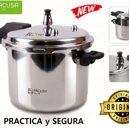Olla a presión 5 Litros ACERO INOXIDABLE Facusa - Garantia