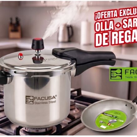 Olla a presión 5 Litros Facusa- REGALO SARTEN