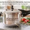 Olla a Presión Acero inoxidable 11 litros Facusa