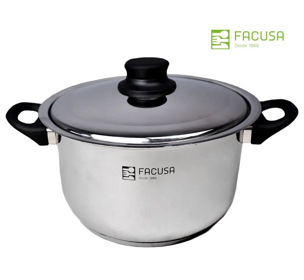 Olla FACUSA de 24 cm Acero inoxidable Facusa