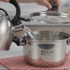 Pack Cocina Clásica Facusa Tetera Silbadora + Olla de Acero Inoxidable