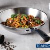 Sartén Acero Inoxidable fondo triple 28 cm Tramontina- profesional