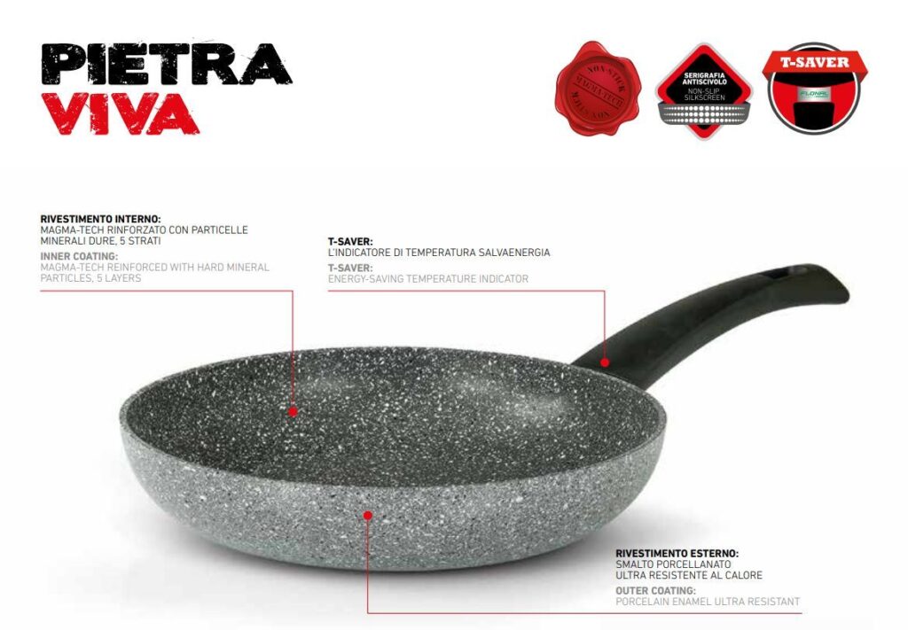 Sarten Italiana Pietra Viva Indusccion 26cm Original