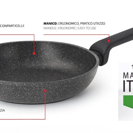 Sarten Italiana Roca Volcánica 24 cm