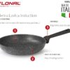 Sarten Pietra Lavica Induction - Italiana 24 cm
