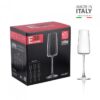 Set de copas x 06 flauta 30 cl. Rcr - Hecho en Italia
