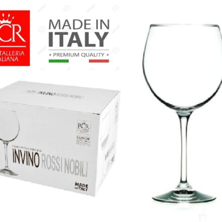 Set de Copas X 06 INVINO ROSSI NOBILE 67 CL. RCR - Hecho en Italia