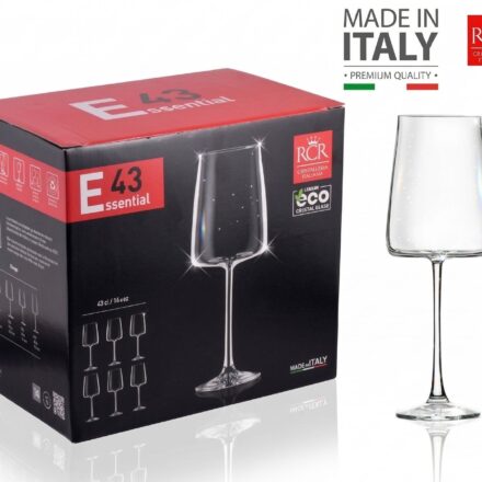 Set de copas x 6 Vino 43CL. RCR - Hecho en Italia