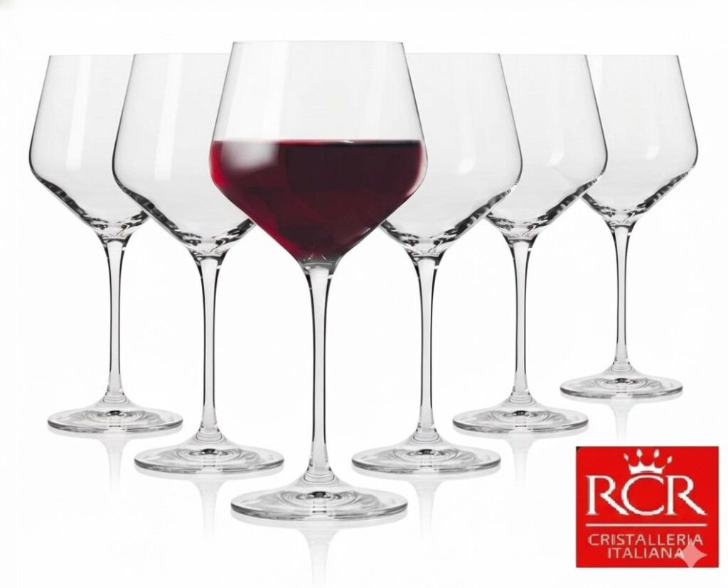 Set de copas x 6 Vino 72CL. RCR - Hecho en Italia