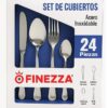 Set de Cubiertos 24 Piezas Acero Inoxidable Modelo 580 Finezza