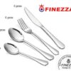 Set de Cubiertos 24 Piezas Acero Inoxidable Modelo 580 Finezza