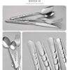 Set de cubiertos 48 Piezas Acero Inoxidable Modelo 80 Facusa