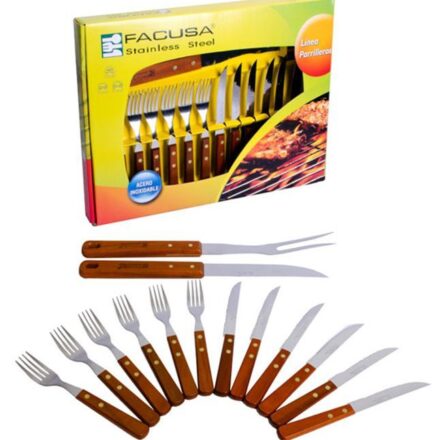 Set de cubiertos Facusa x14 parrillero