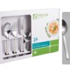 SET DE CUBIERTOS HOTELERO FACUSA ACERO INOXIDABLE 24 PIEZAS (CAJA)