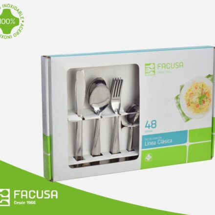 Set de Cubiertos x 48 piezas Facusa