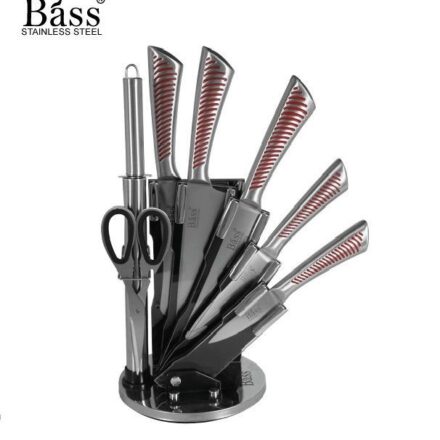 Set de Cuchillos 8 piezas de Acero Inoxidable - BASS