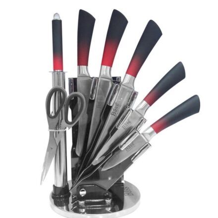 Set de Cuchillos 8 piezas de Acero Inoxidable - BASS