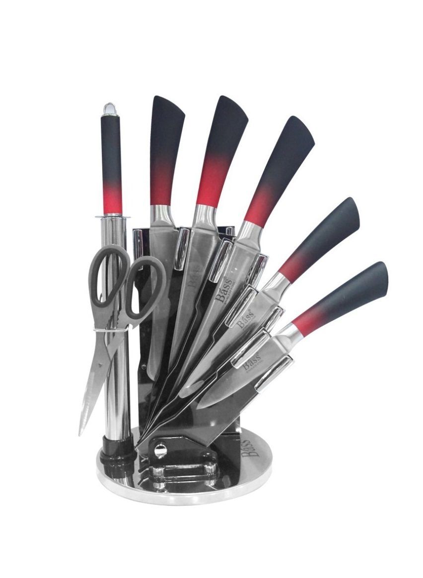 Set de Cuchillos 8 piezas de Acero Inoxidable - BASS