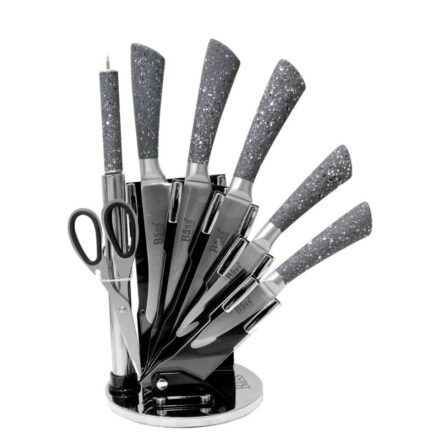 Set de Cuchillos 8 piezas de Acero Inoxidable - BASS Modelo Granito