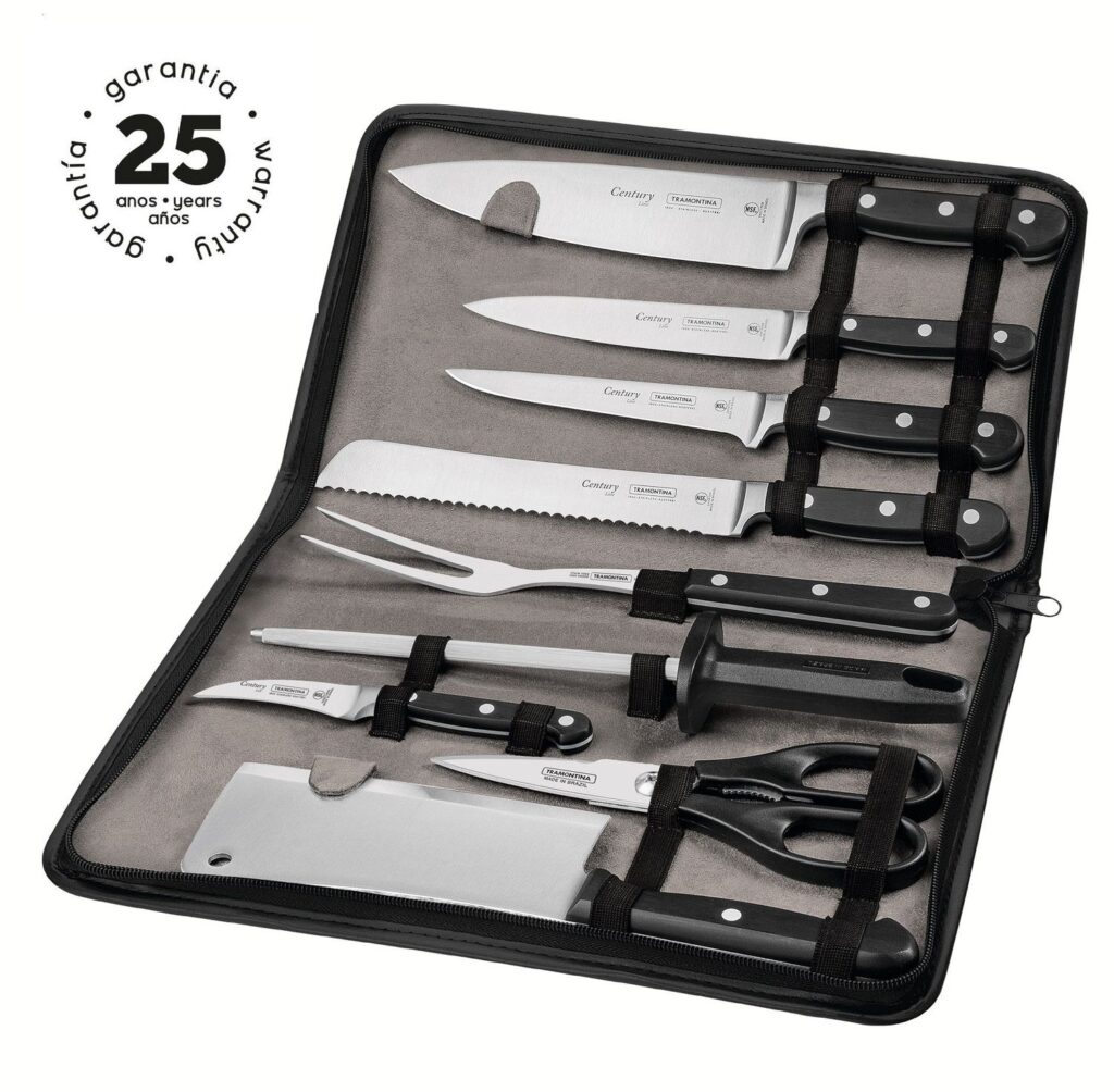 Set de Cuchillos Century Acero Inoxidable 10 Piezas