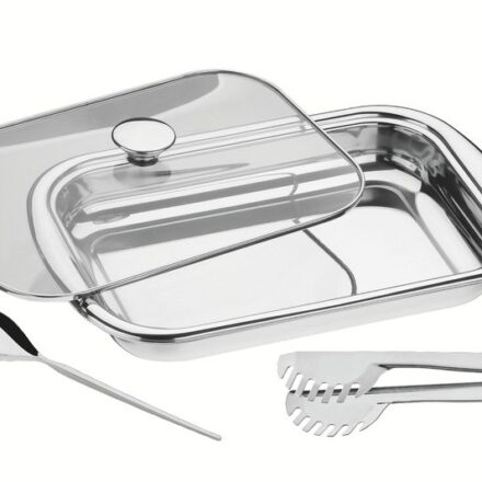 Set de fuentes Tramontina de Acero Inoxidable