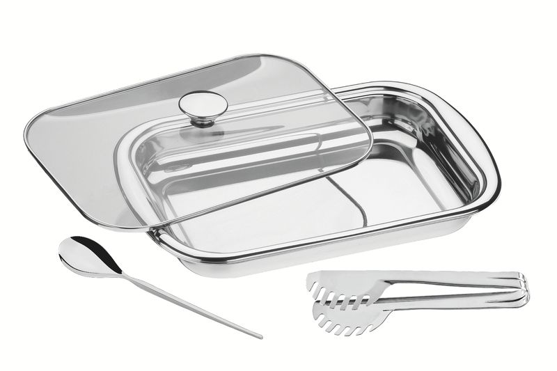 Set de fuentes Tramontina de Acero Inoxidable