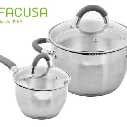 Set de Ollas Facusa acero inoxidable